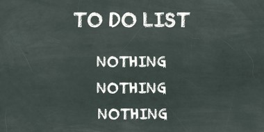 Niets doen is echt moeilijk