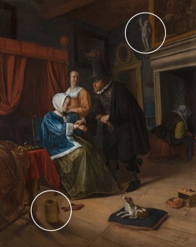 ‘Het zieke meisje’ van Jan Steen