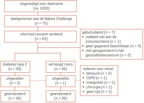 Stroomschema van het onderzoek