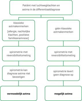 Het diagnostische onderscheid tussen ‘vermoedelijk’ en ‘mogelijk’ astma