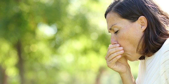 Hoesten bij hooikoorts