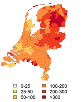 Incidentie erythema migrans