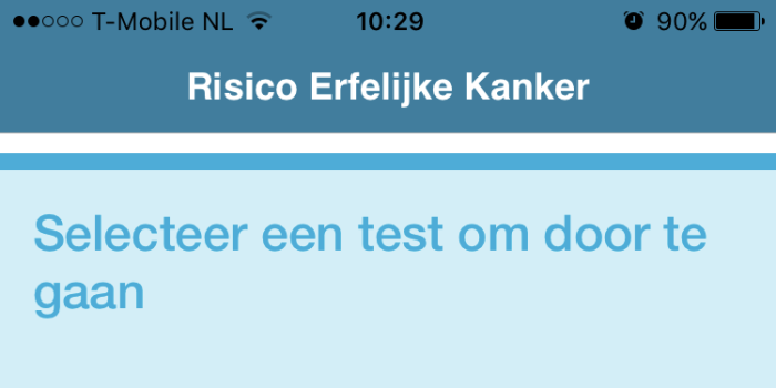 app risico erfelijke kanker